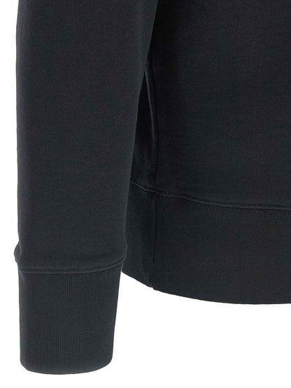Black Cotton Sweatshirt
