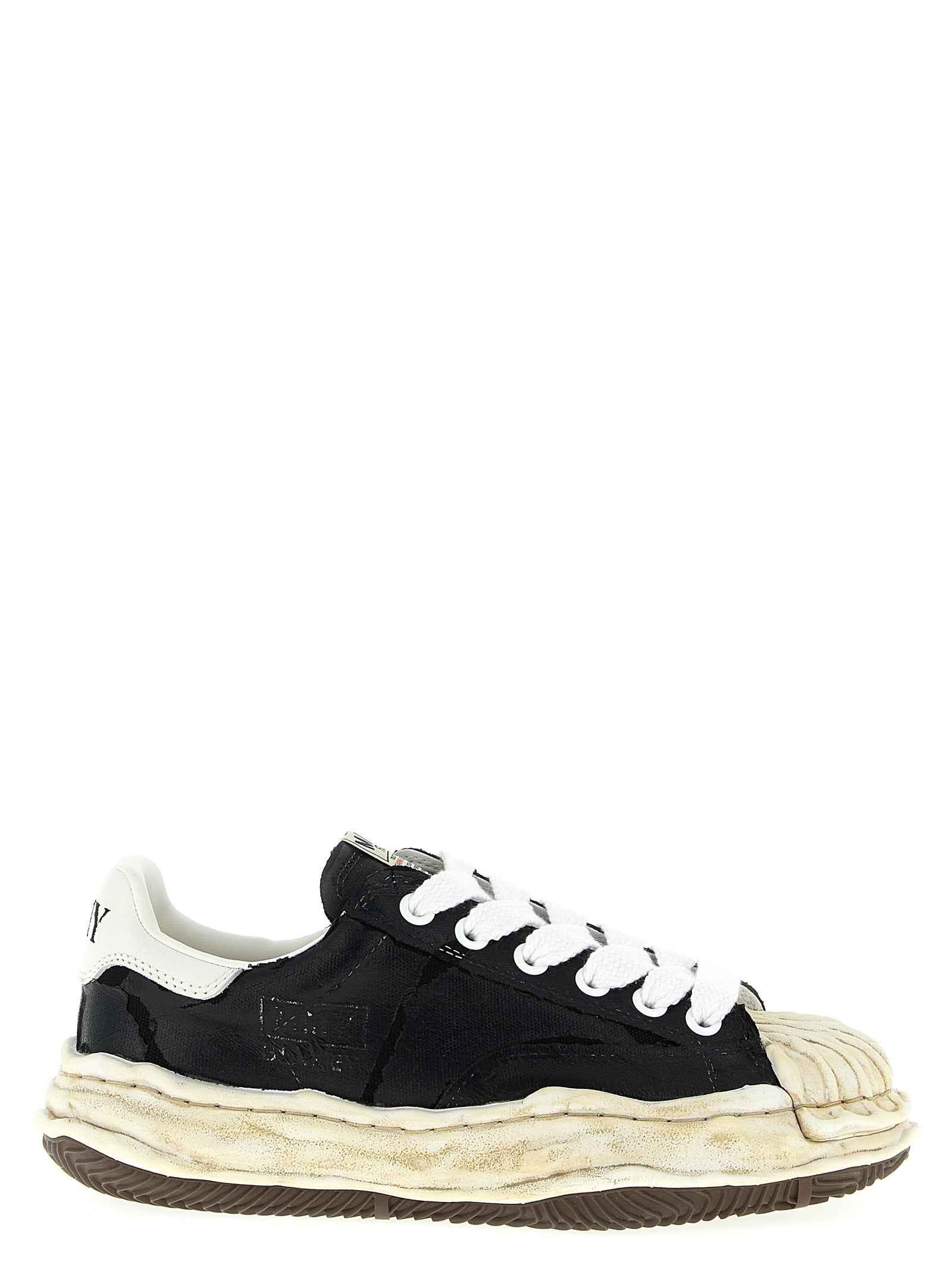 Black Cotton Sneakers