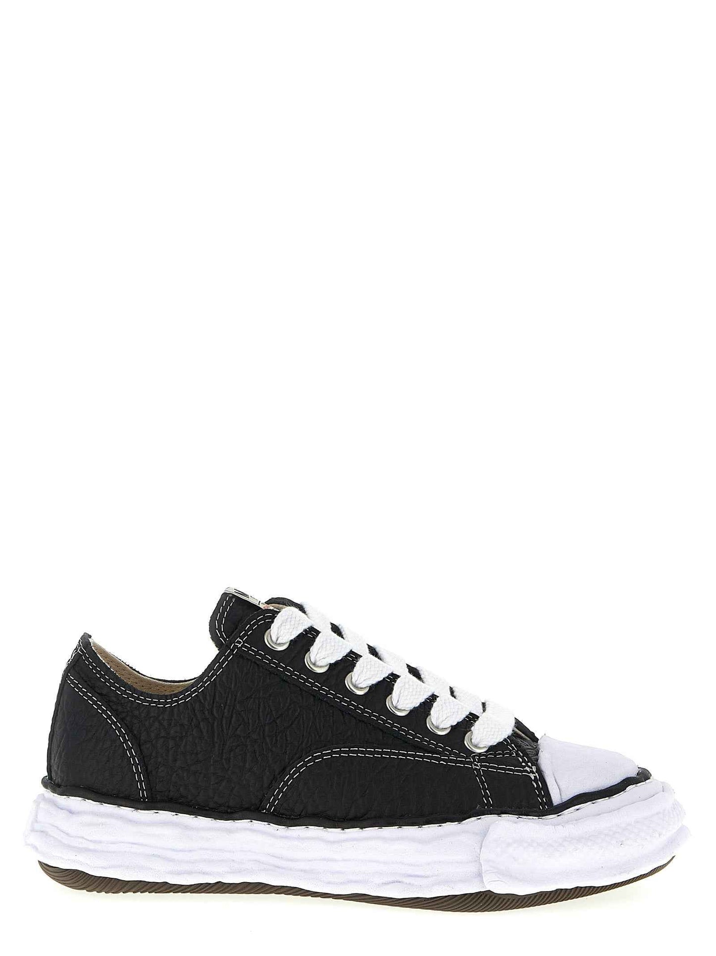 Bicolor Cowhide Sneakers