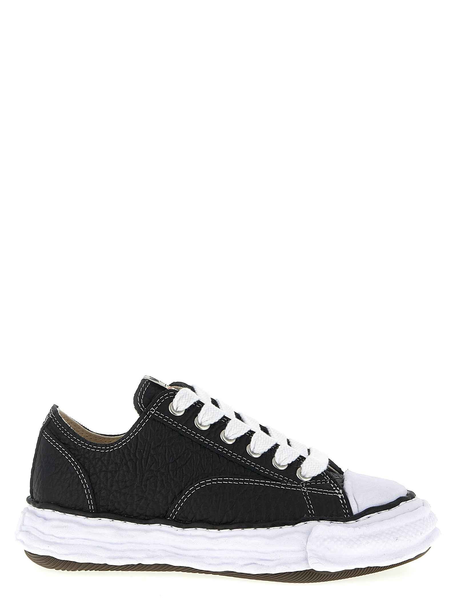 Bicolor Cowhide Sneakers