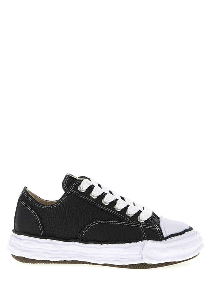 Bicolor Cowhide Sneakers