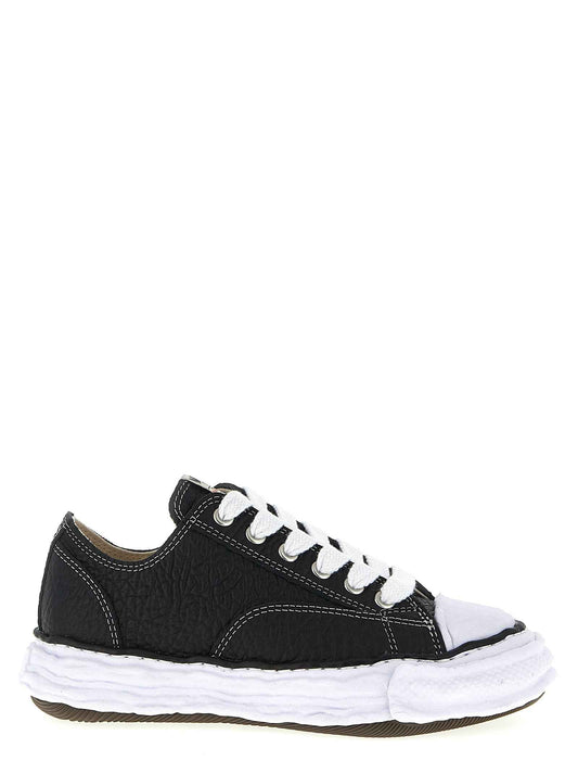 Bicolor Cowhide Sneakers