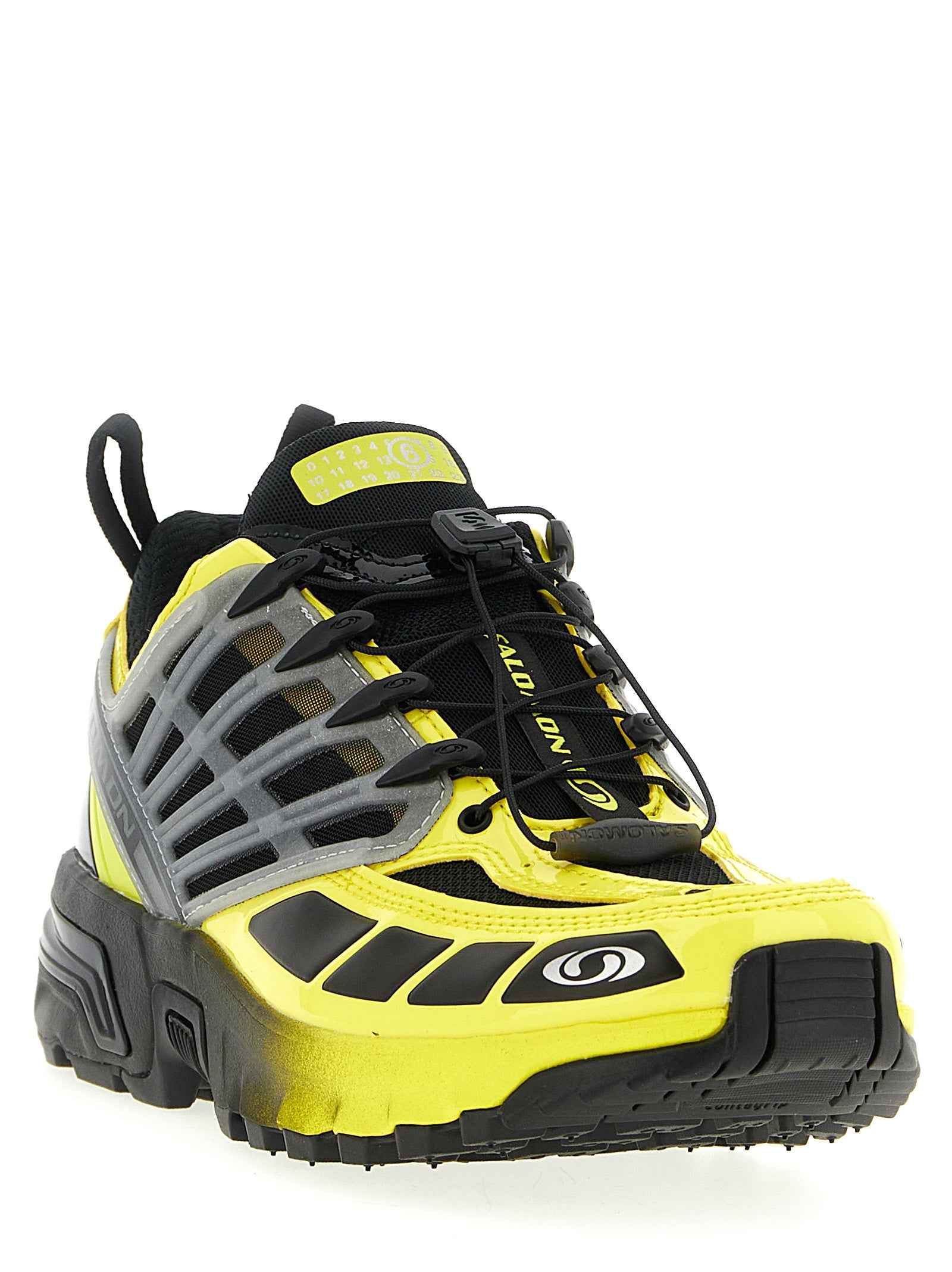 Bicolor Nylon Athletic Sneakers