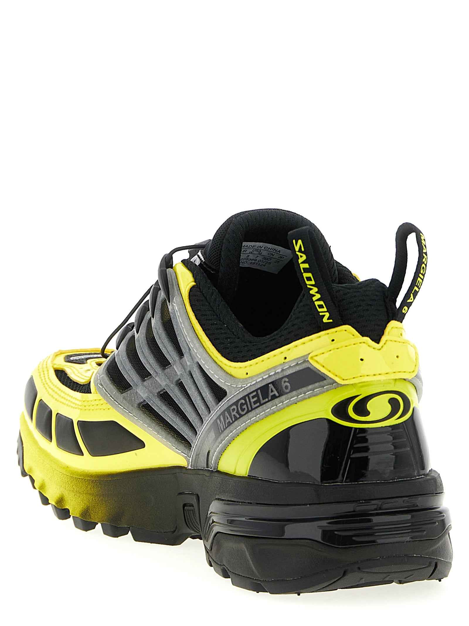 Bicolor Nylon Athletic Sneakers