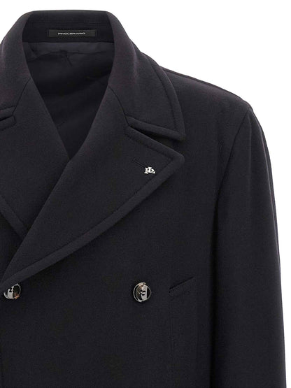 Blue Wool Coat