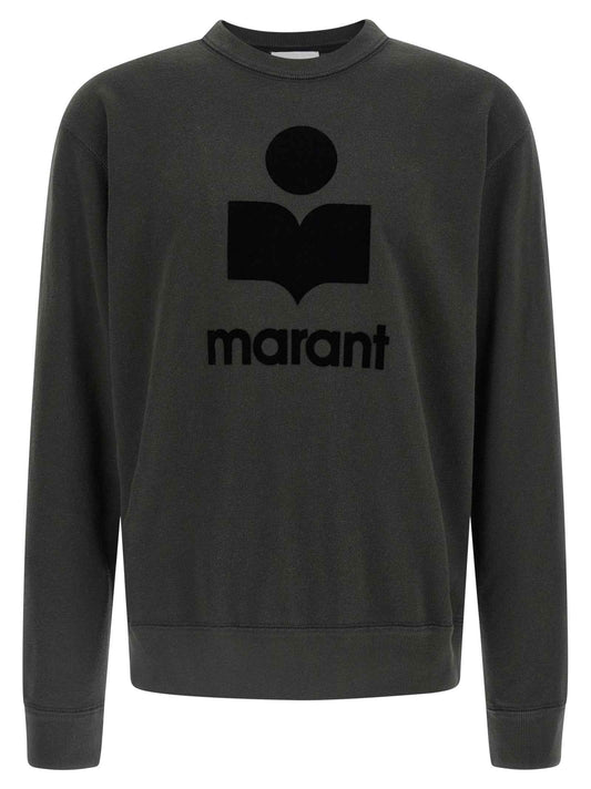 Black Cotton Sweatshirt