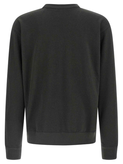 Black Cotton Sweatshirt
