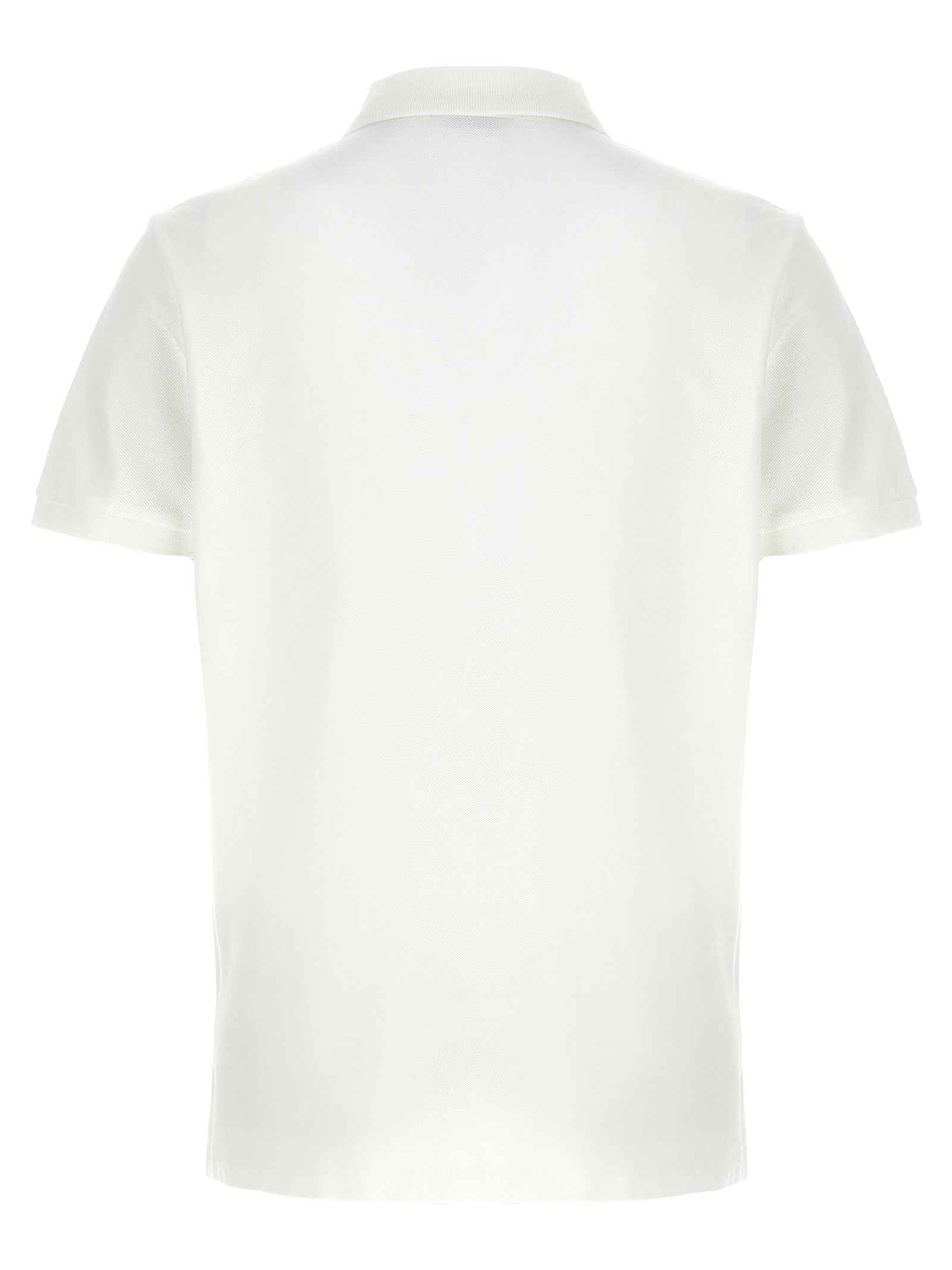 White Cotton Polo Shirt