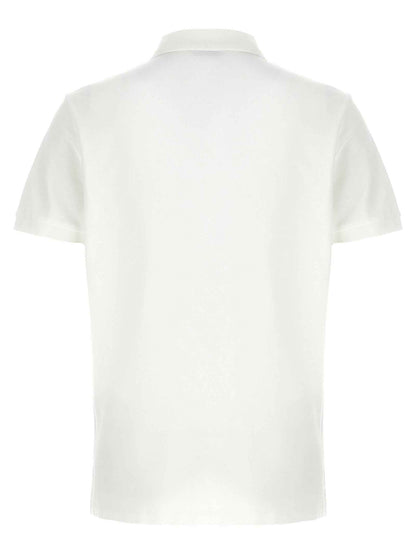White Cotton Polo Shirt