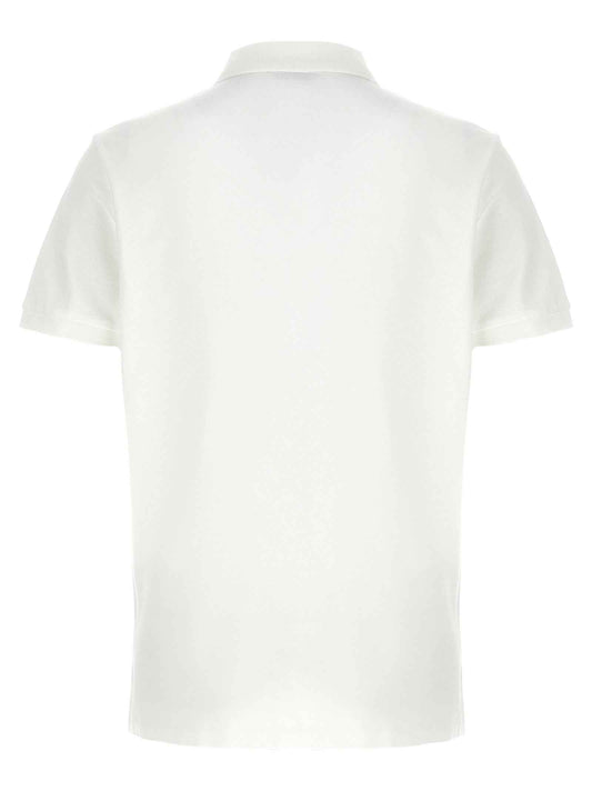 White Cotton Polo Shirt