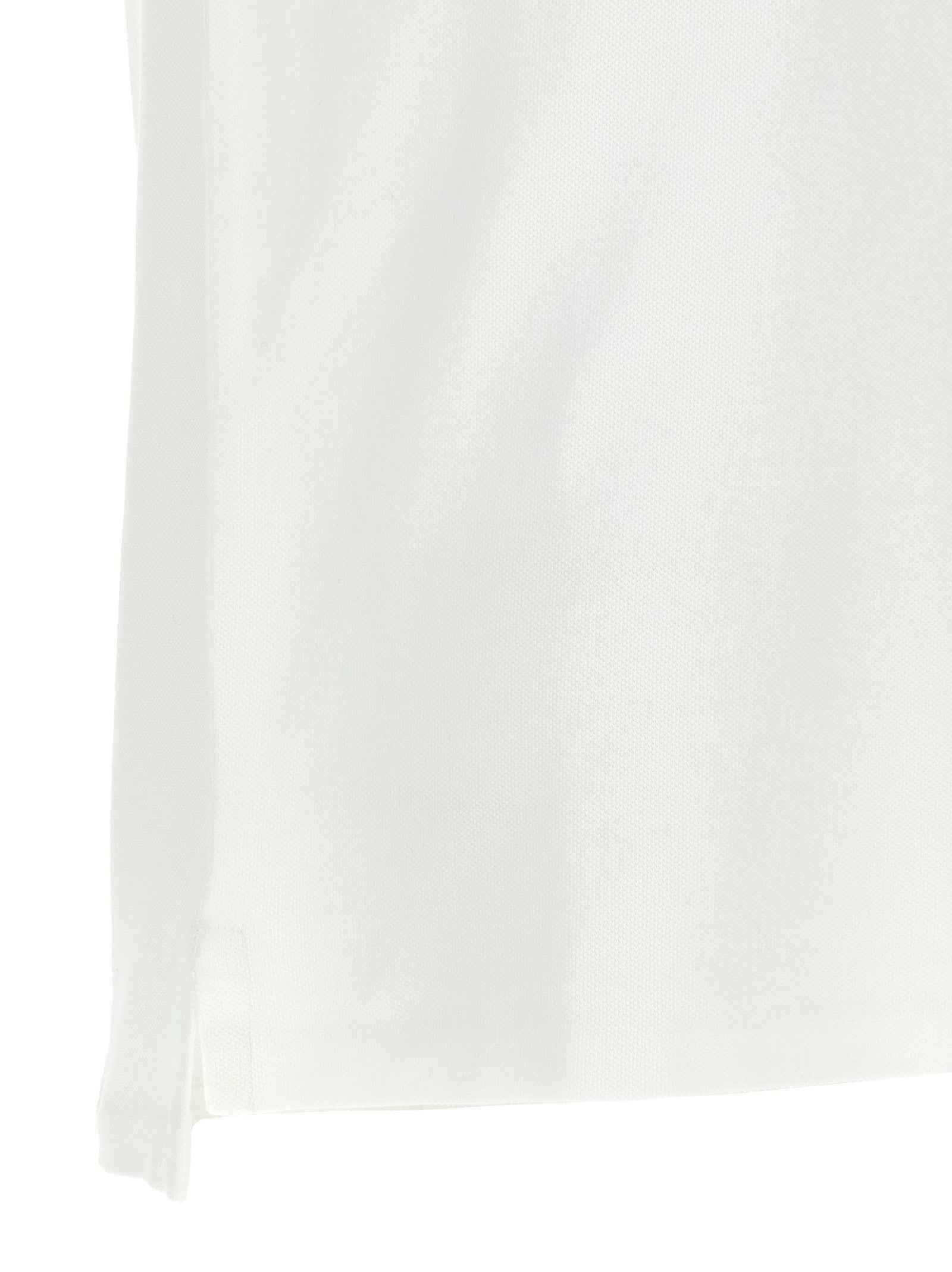 White Cotton Polo Shirt