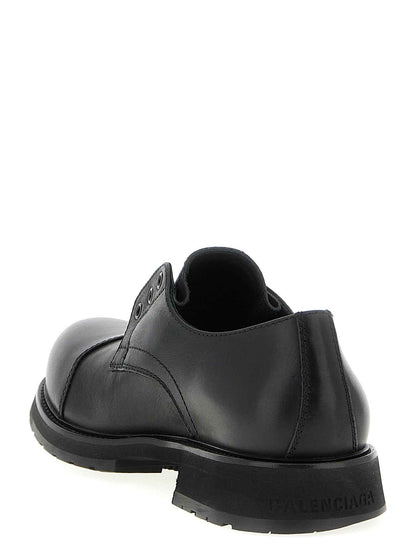 Black Bull Skin Slip-On Loafers