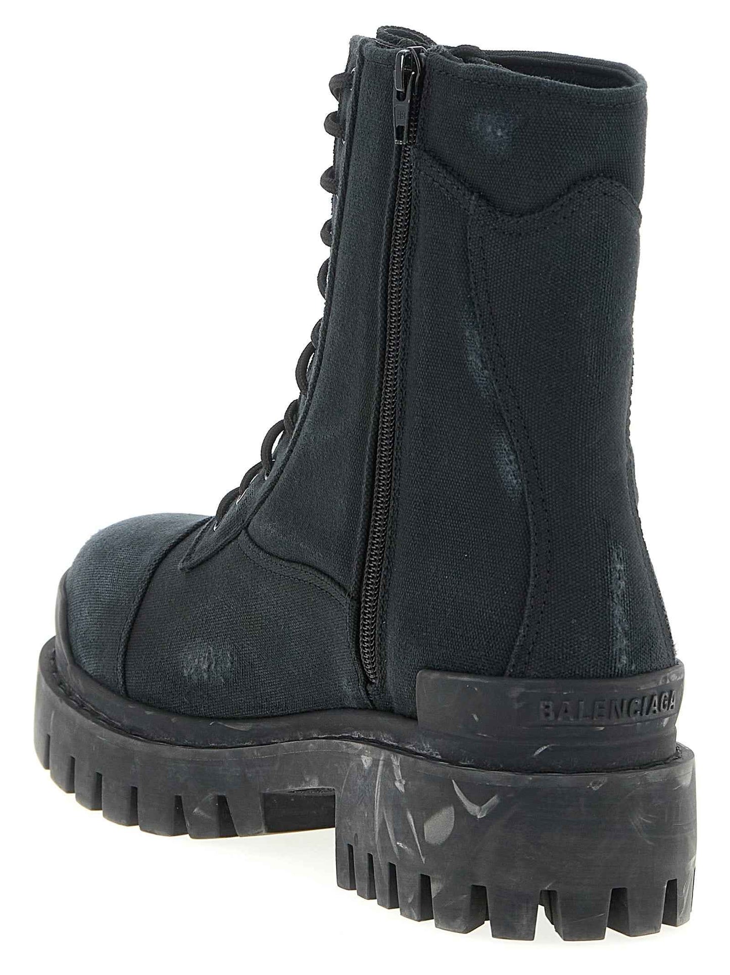 Black Cotton Chelsea Boots