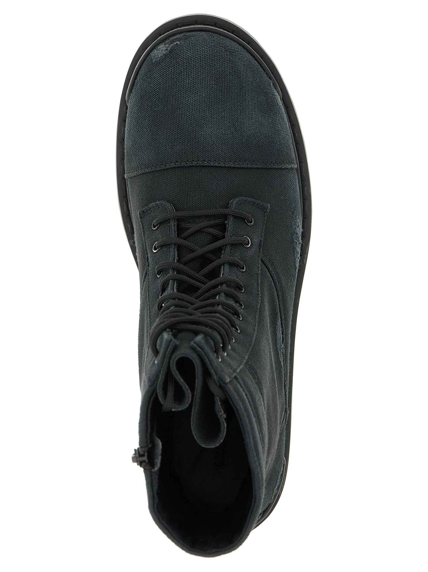 Black Cotton Chelsea Boots