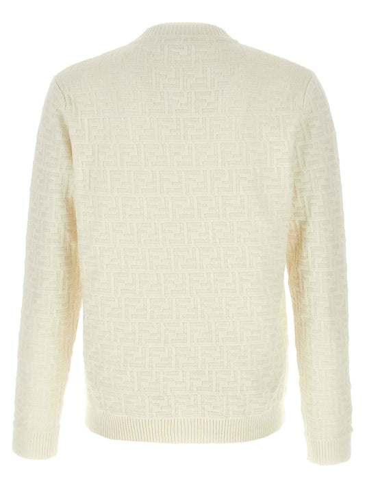 White Cotton Cardigan