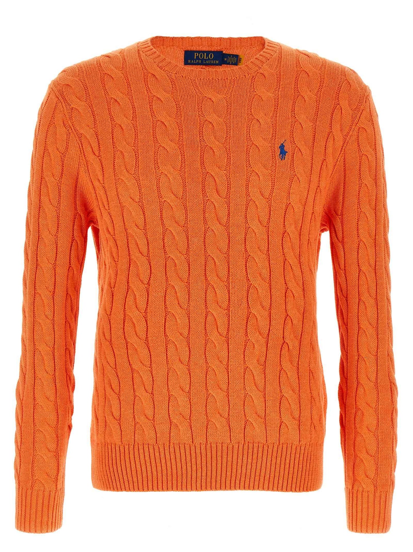 Orange Cotton Cardigan