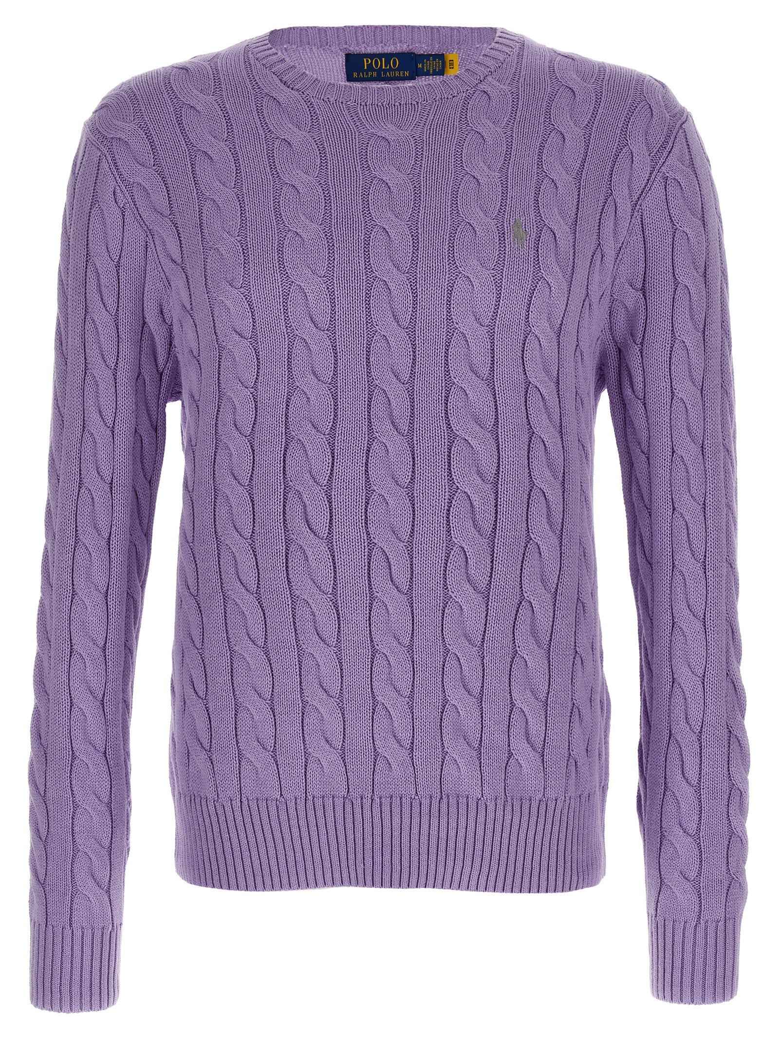 Purple Cotton Cardigan