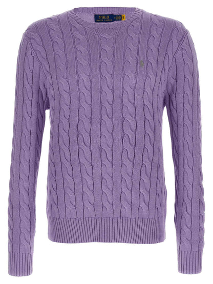 Purple Cotton Cardigan