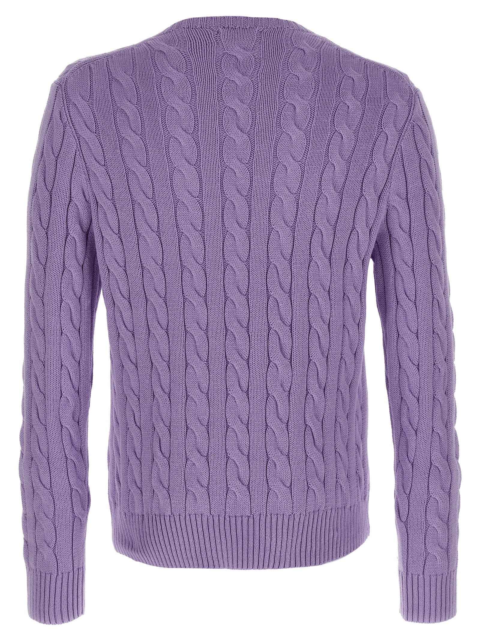 Purple Cotton Cardigan
