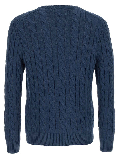 Blue Cotton Cardigan