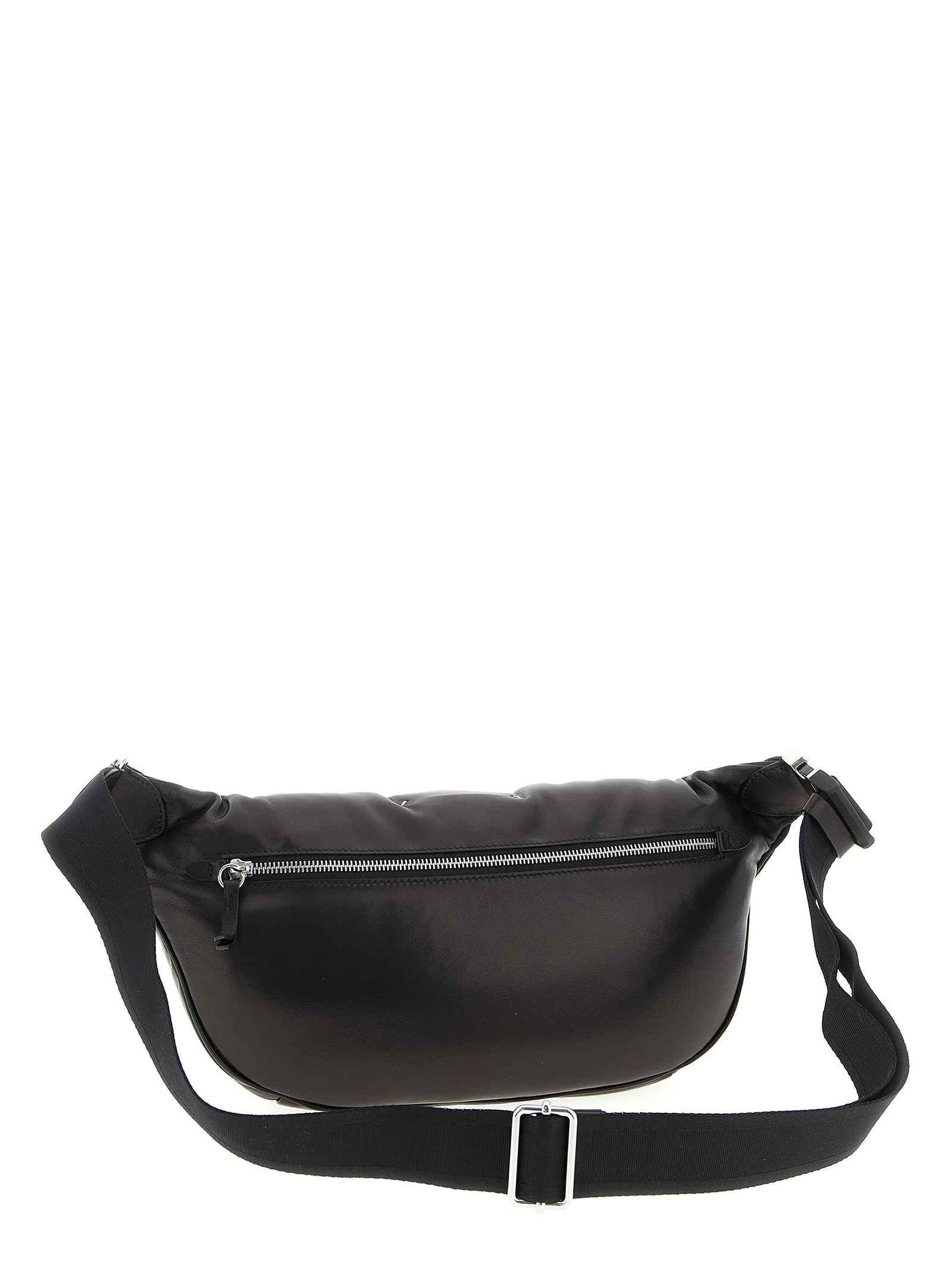 Black Lambskin Crossbody Bag