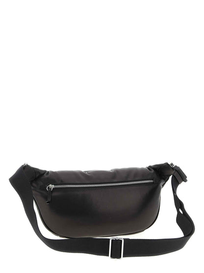 Black Lambskin Crossbody Bag