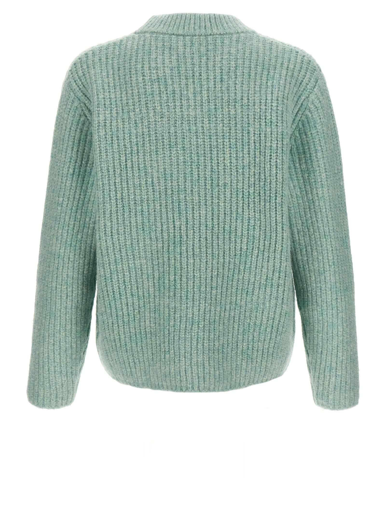Blue Marabou Cardigan