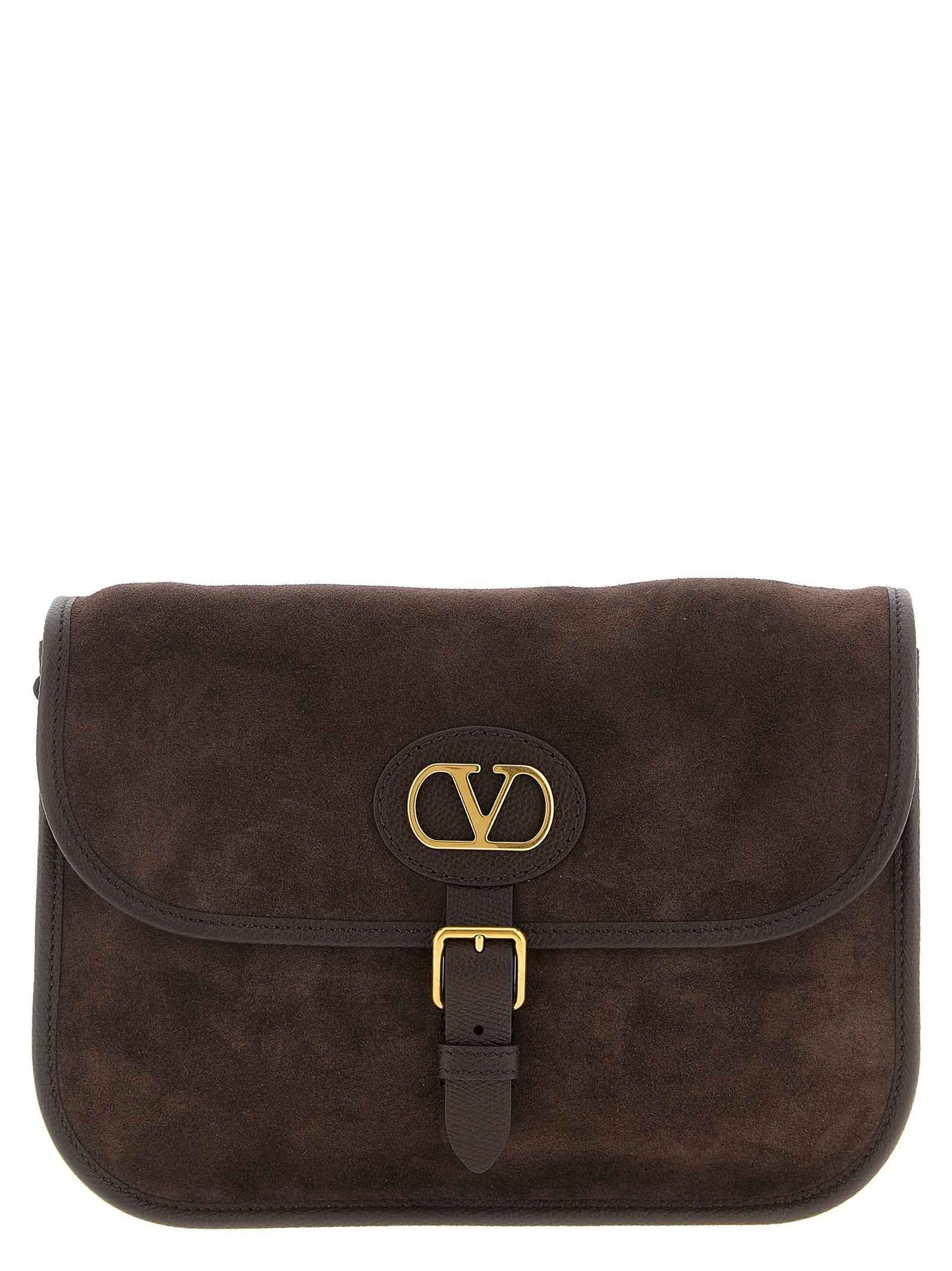 Brown Cowhide Crossbody Bag