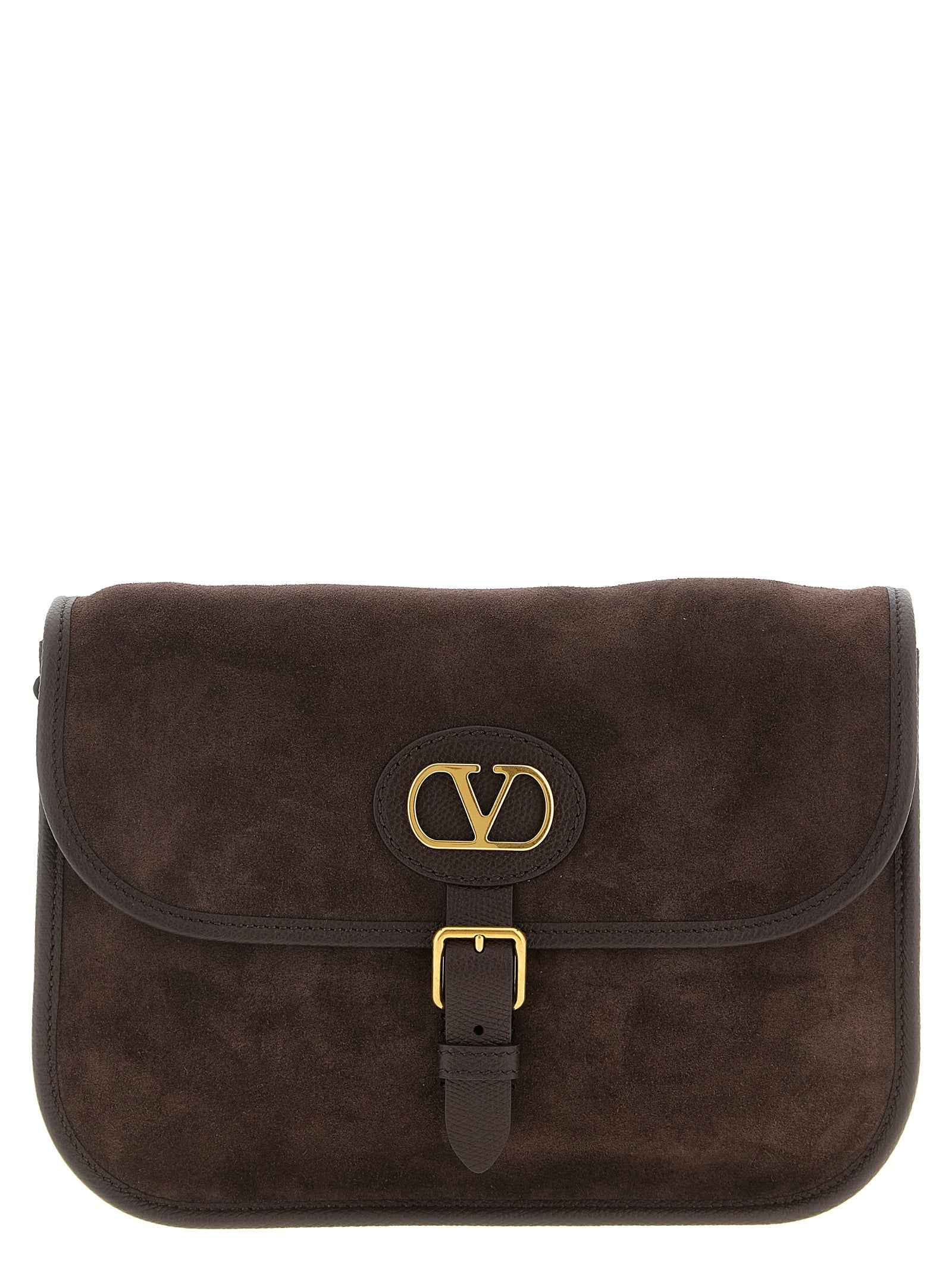 Brown Cowhide Crossbody Bag