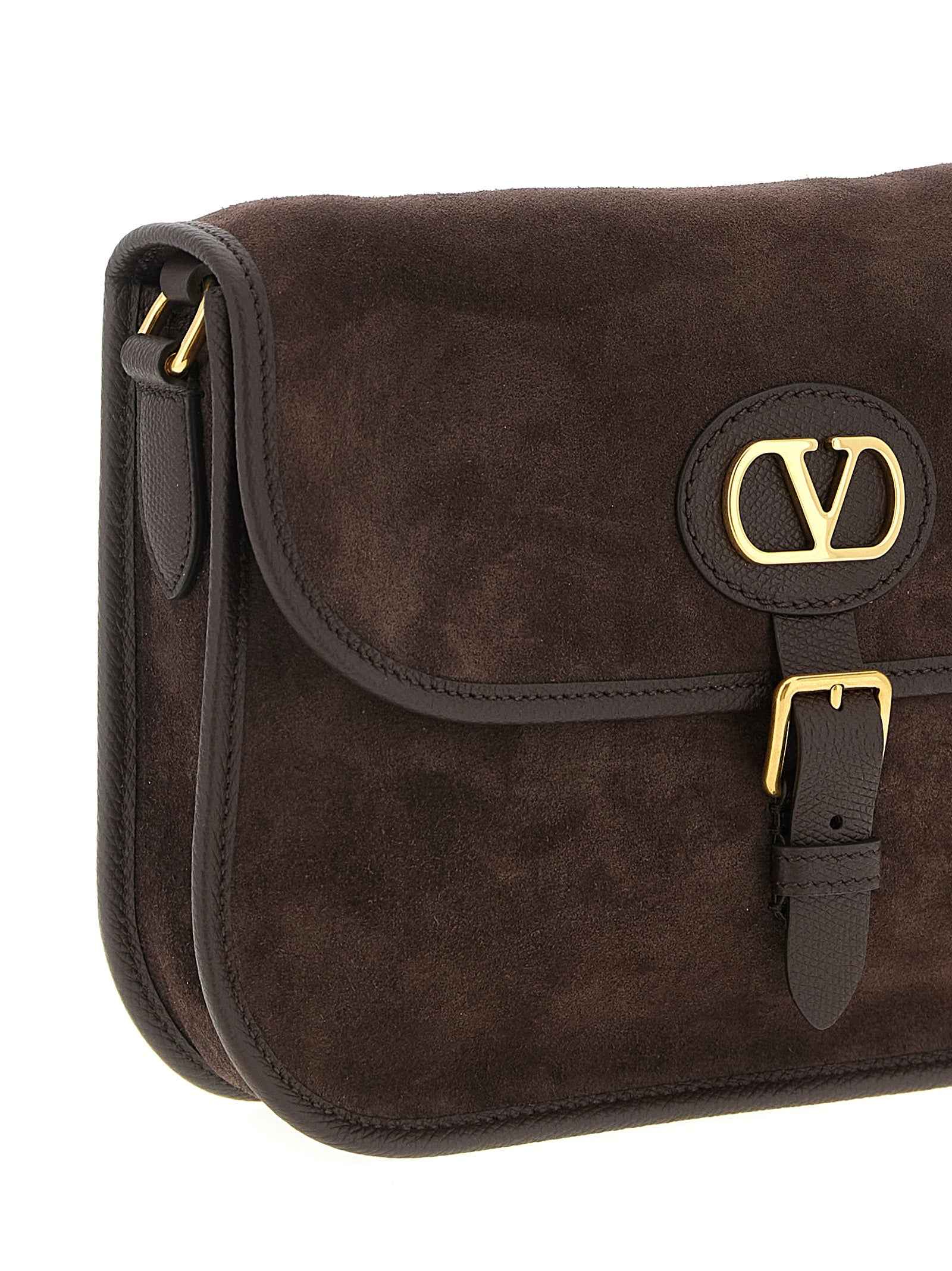 Brown Cowhide Crossbody Bag