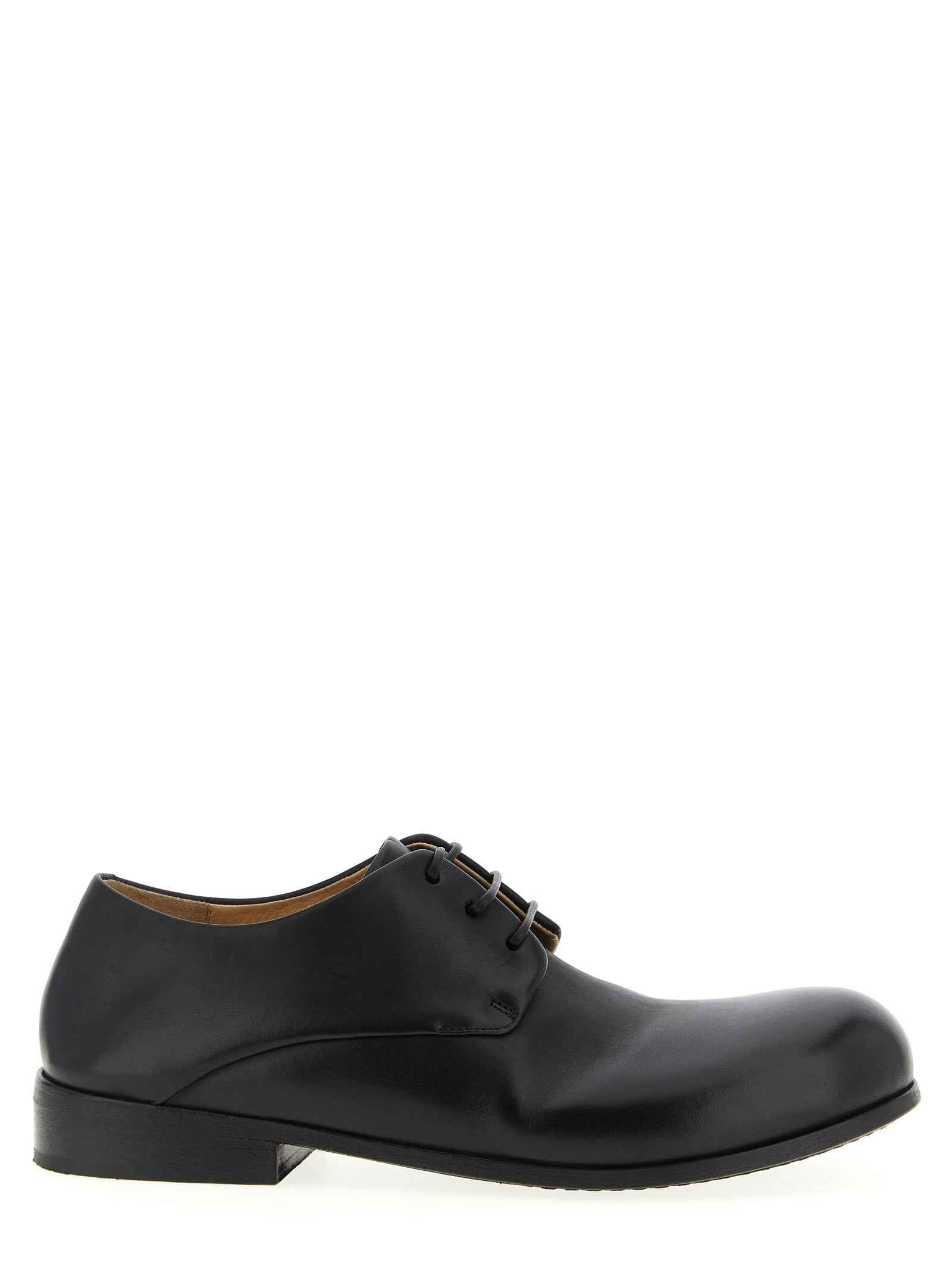 Black Calfskin Oxfords And Derbies