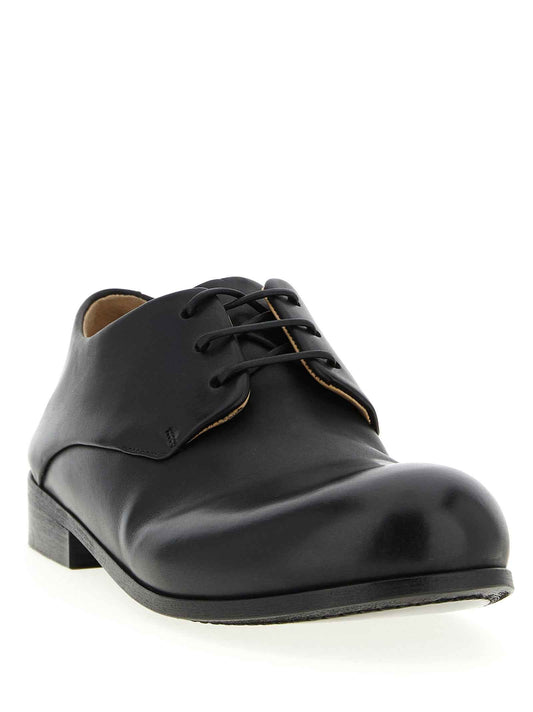 Black Calfskin Oxfords And Derbies