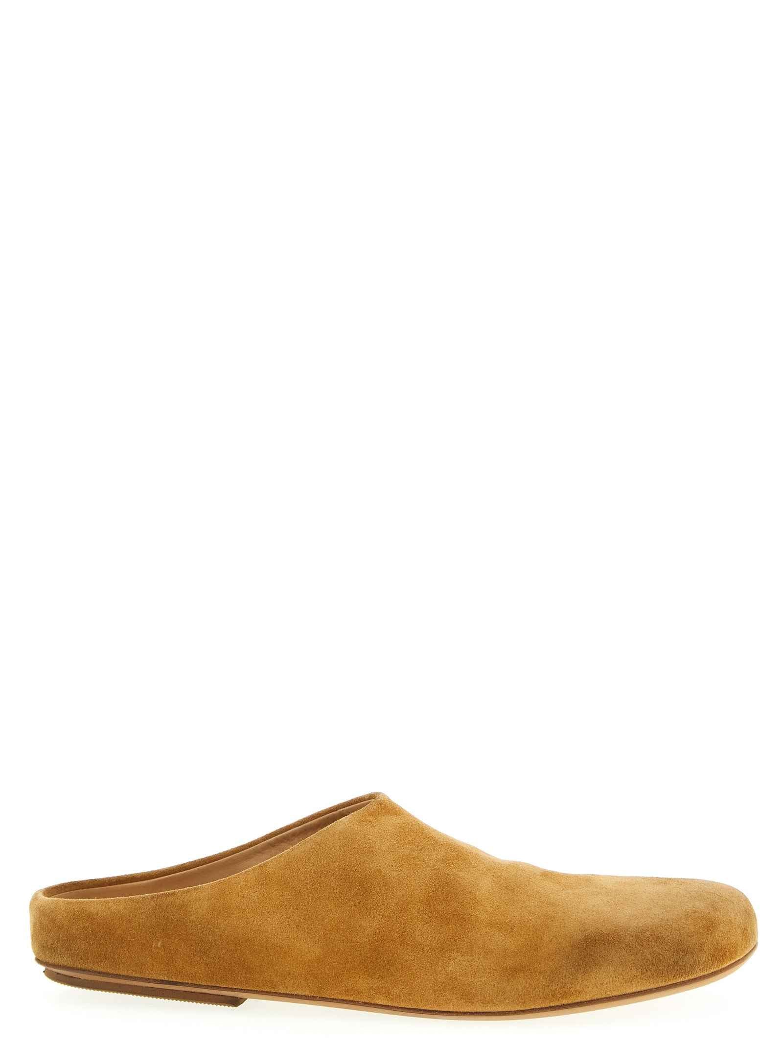 Brown Calfskin Clogs