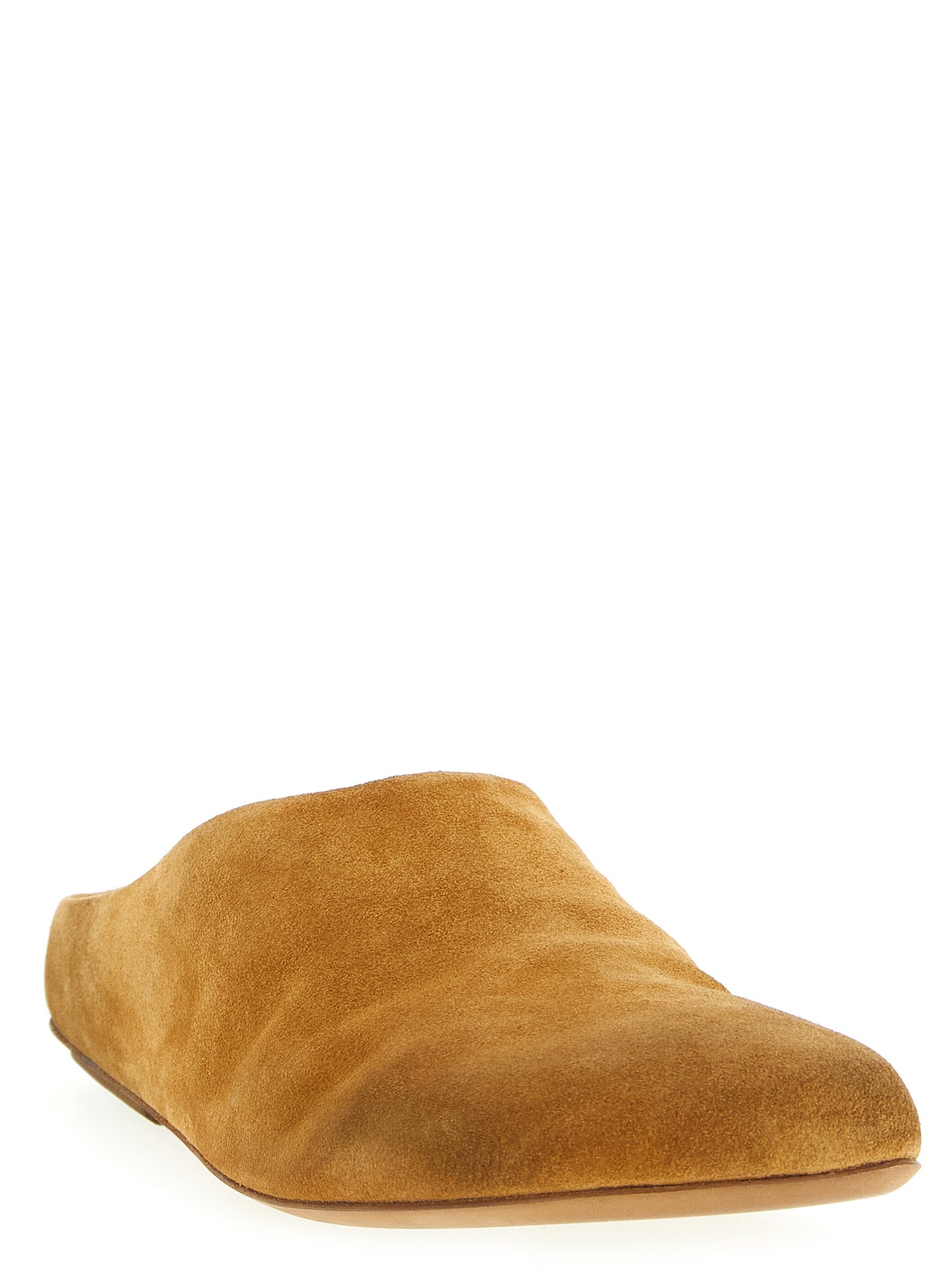 Brown Calfskin Clogs