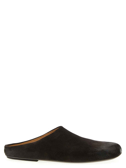 Brown Calfskin Mules