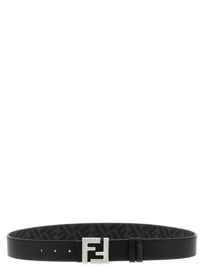 Black Calfskin Regular Belt