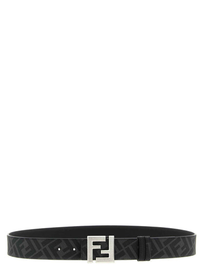 Black Calfskin Regular Belt