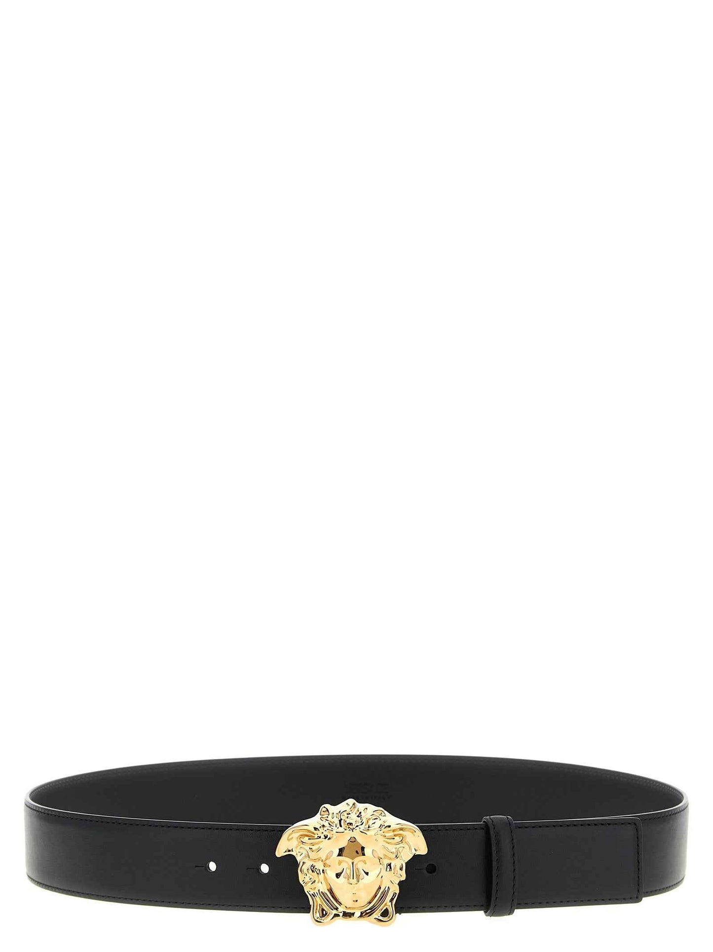 Black Calfskin Regular Belt
