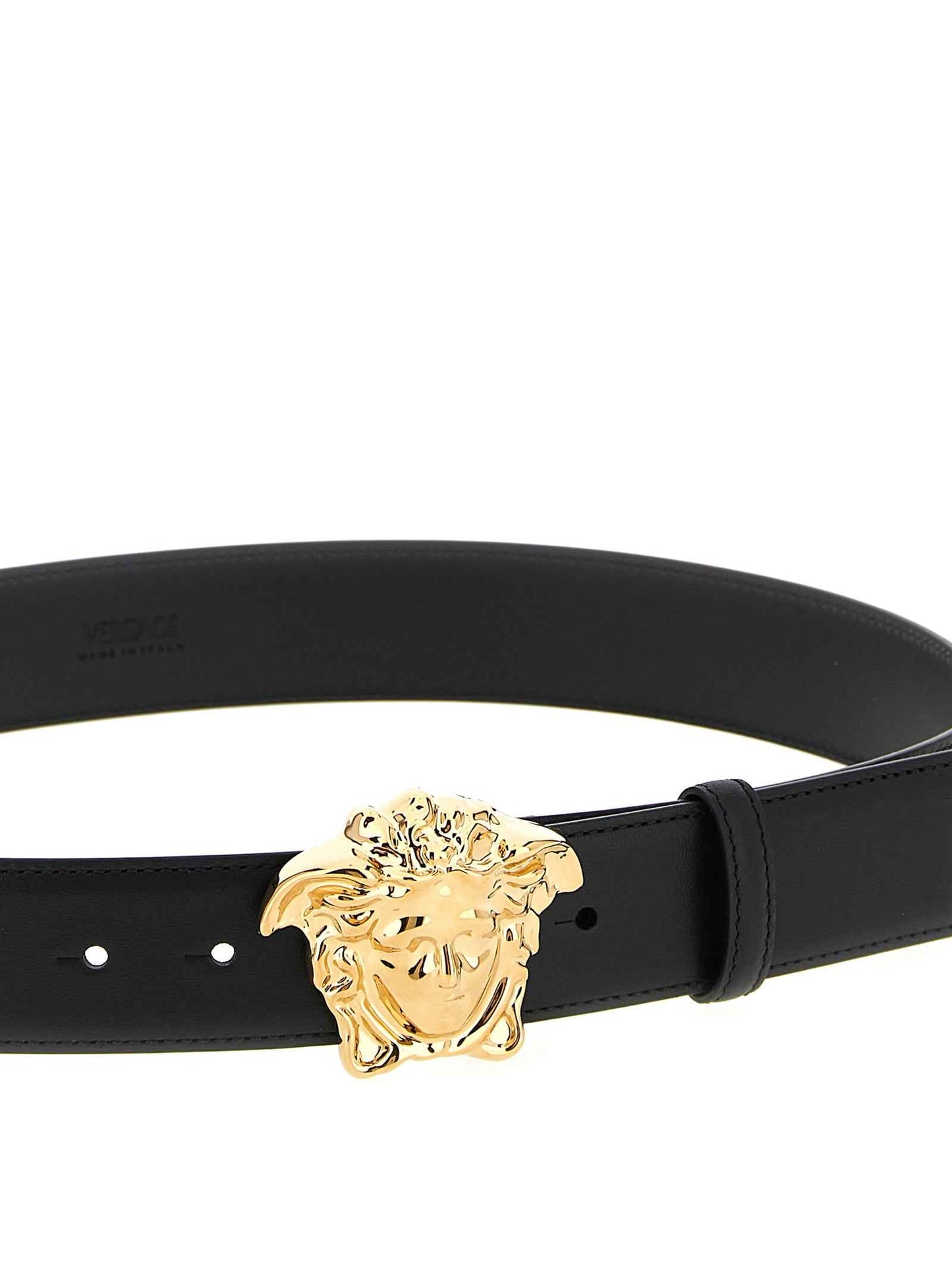 Black Calfskin Regular Belt