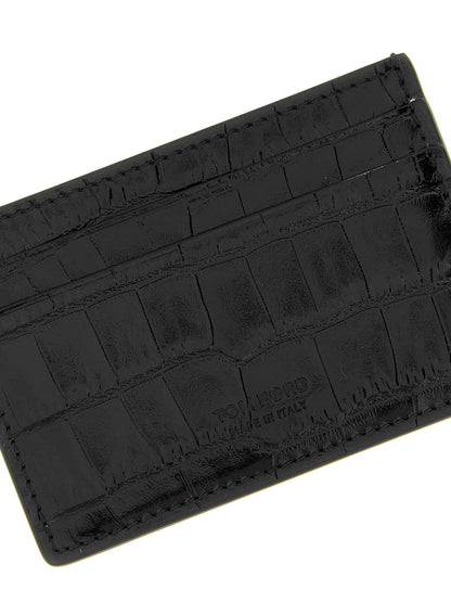 Black Calfskin Cardholder