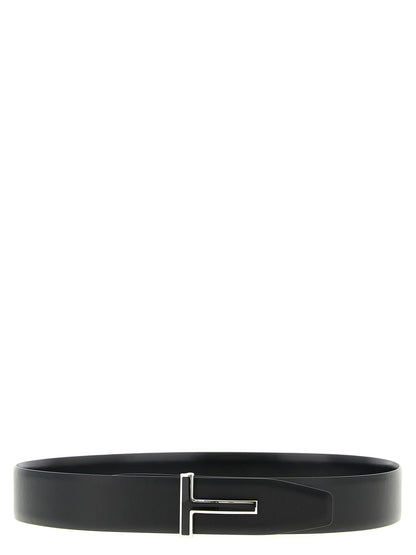 Black Calfskin Regular Belt