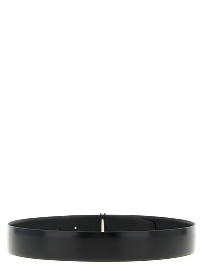 Black Calfskin Regular Belt