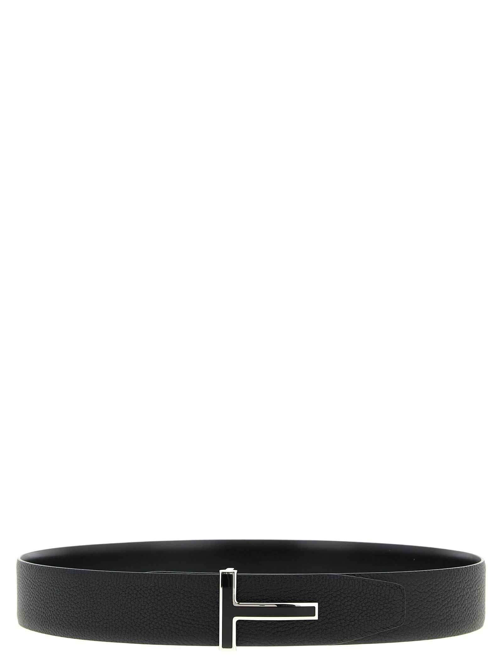 Black Calfskin Regular Belt