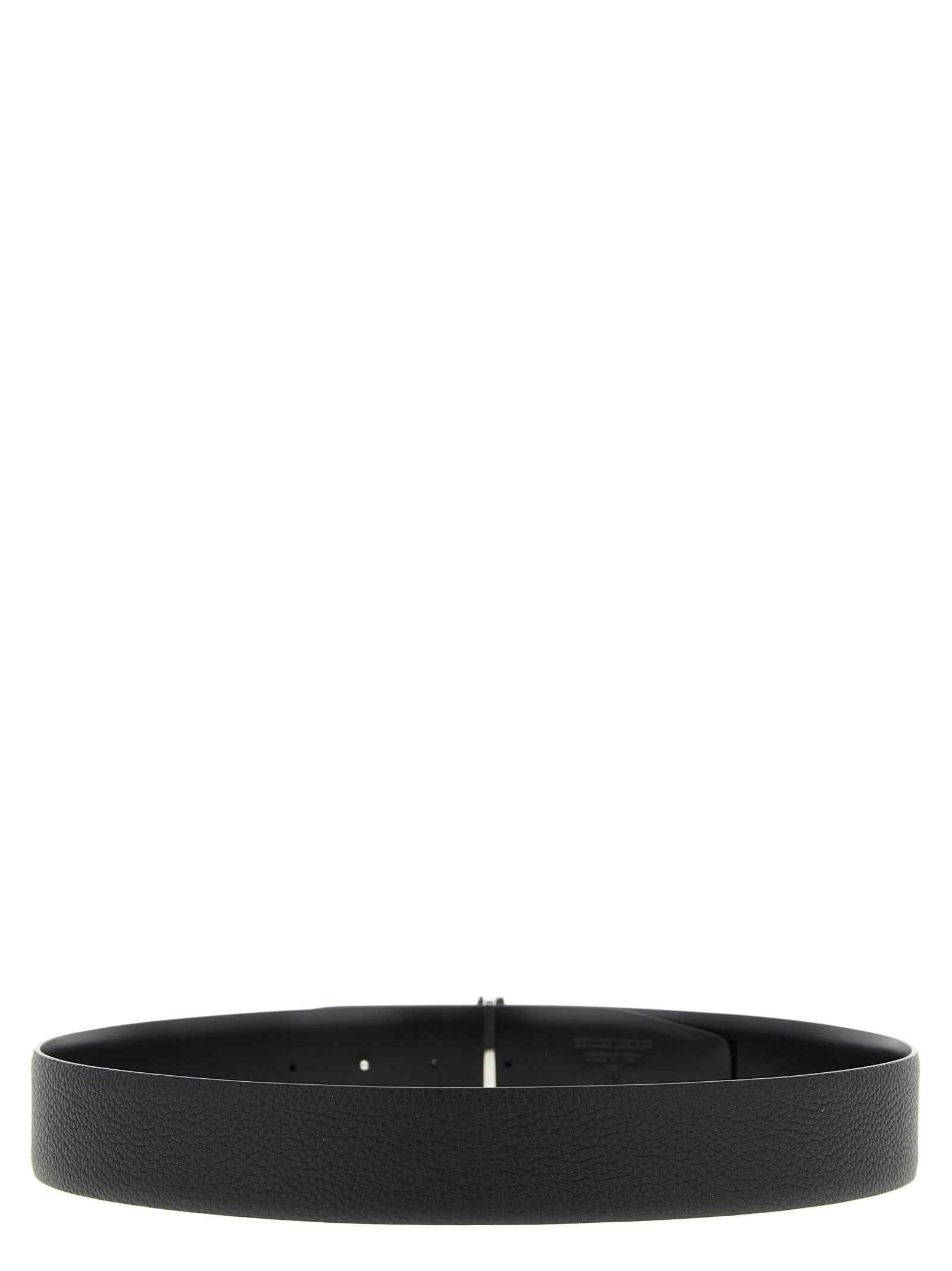 Black Calfskin Regular Belt