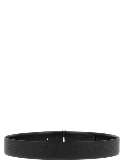 Black Calfskin Regular Belt
