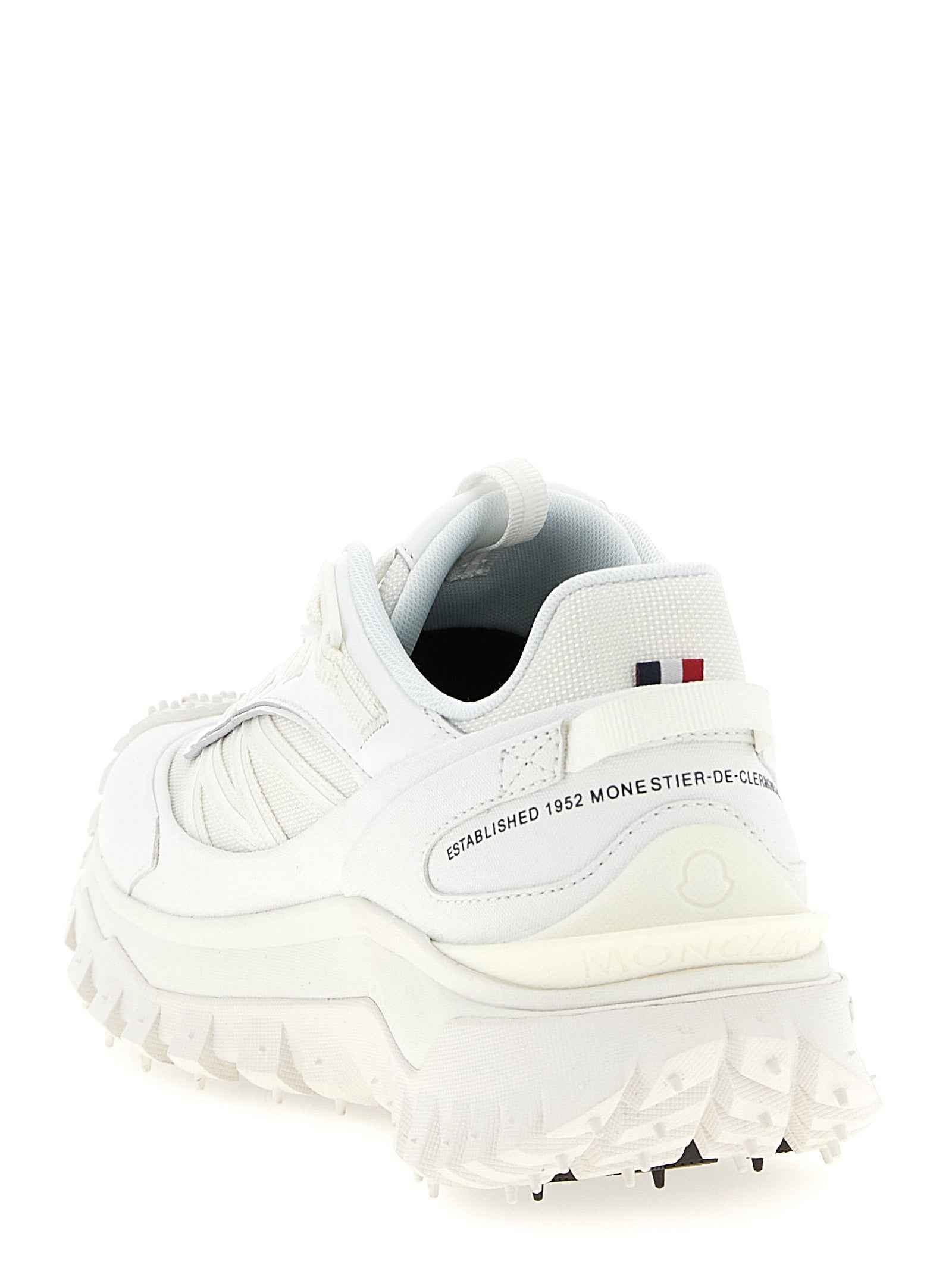 White Polyamide Athletic Sneakers