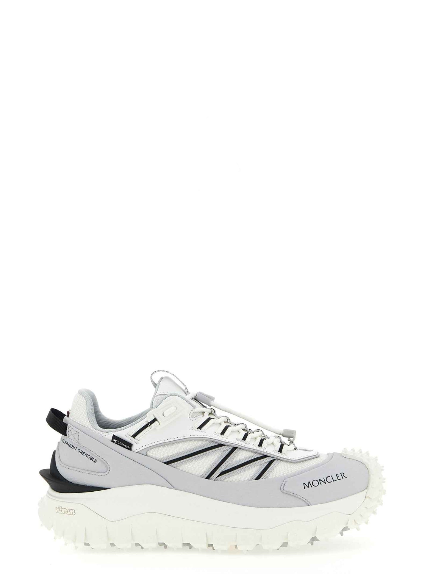 Gray Polyamide Athletic Sneakers