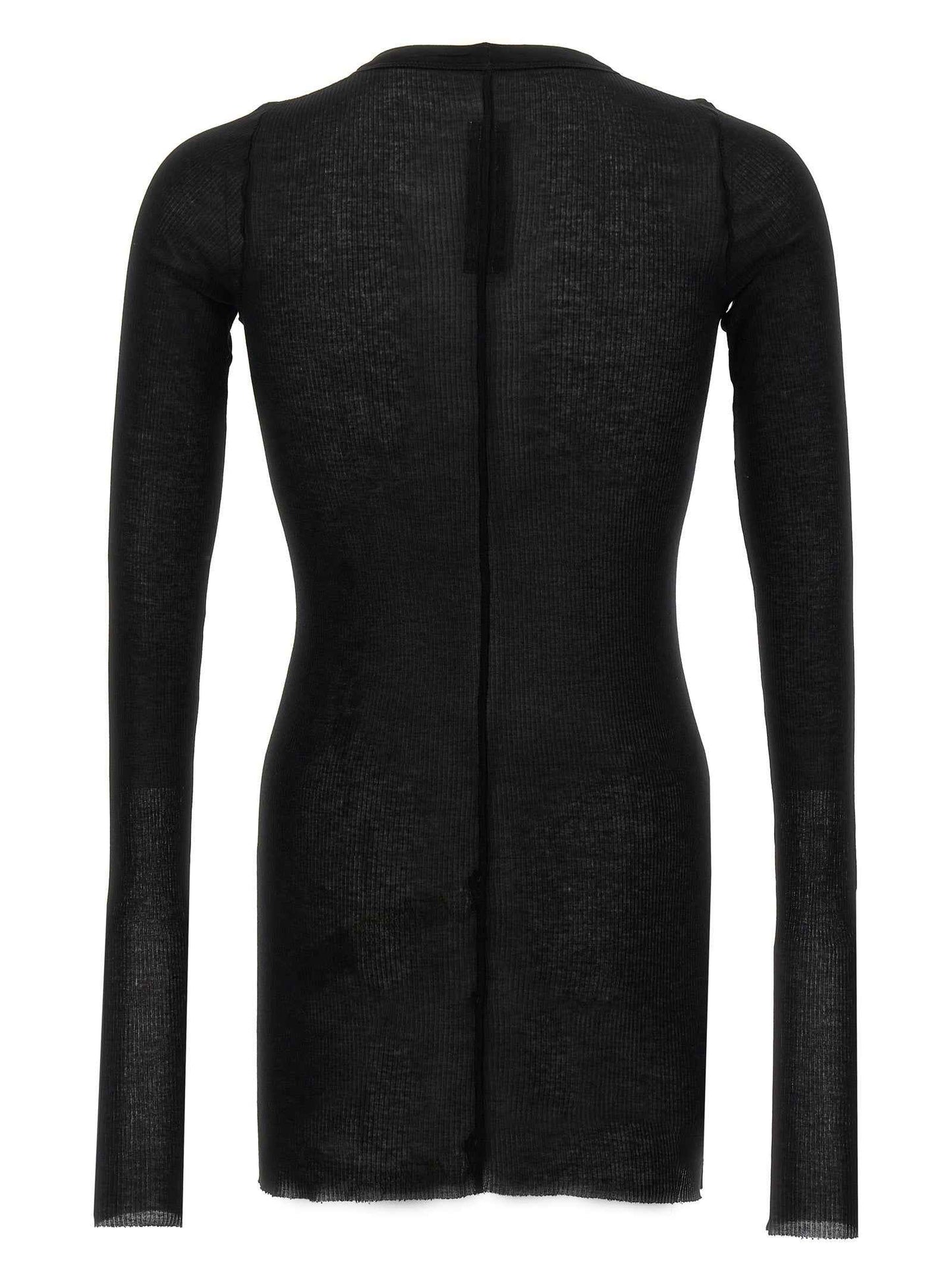 Black Viscose T-Shirt