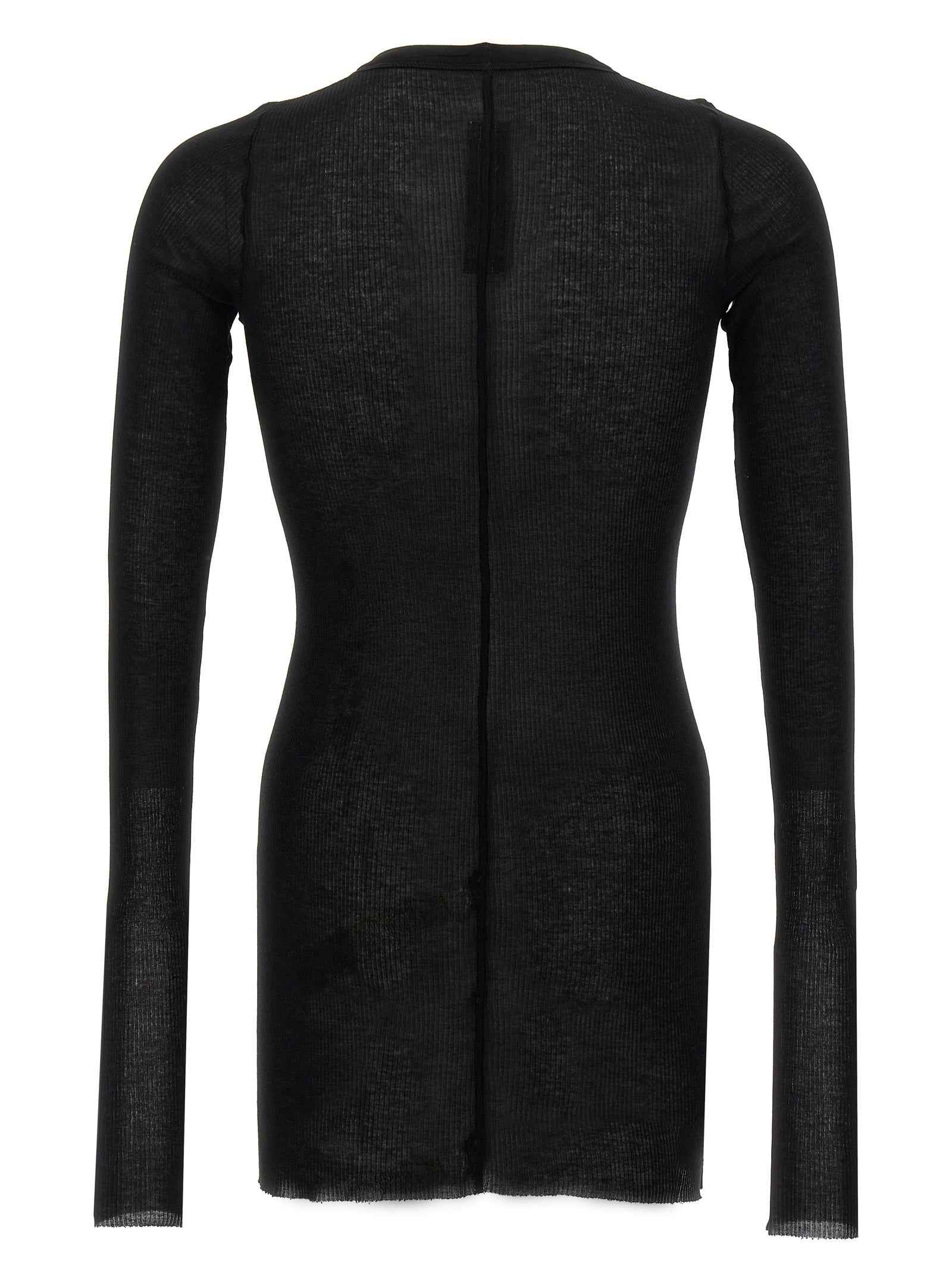 Black Viscose T-Shirt