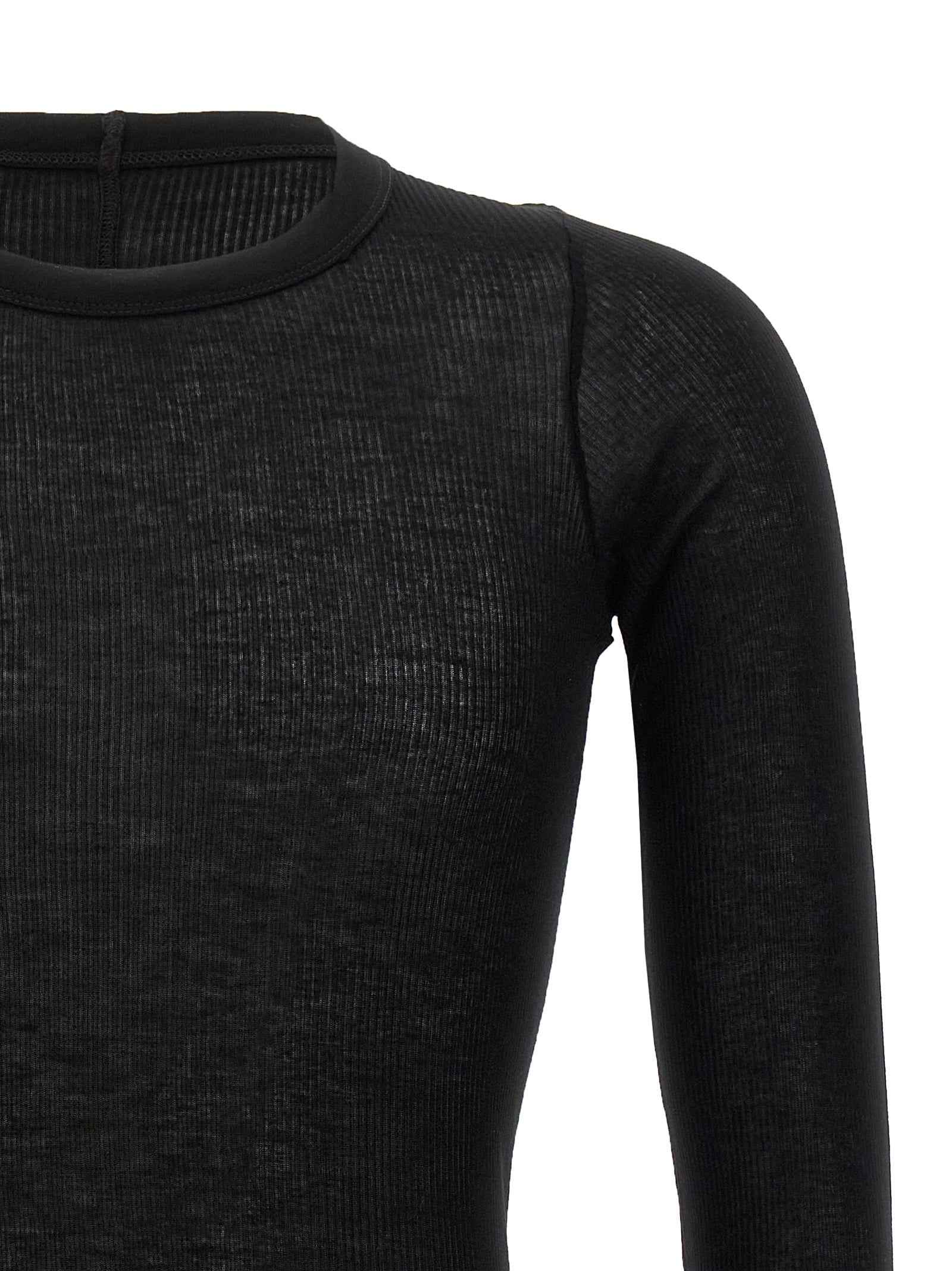 Black Viscose T-Shirt